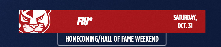 Liberty hosts FIU on Saturday, October 31st. This is Homecoming and Hall of Fame Weekend!