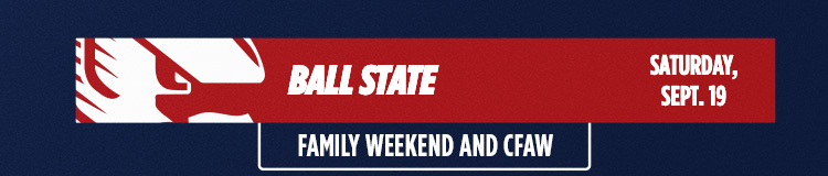Liberty hosts Ball State on Saturday, September 19th. This is CFAW and Family Weekend!