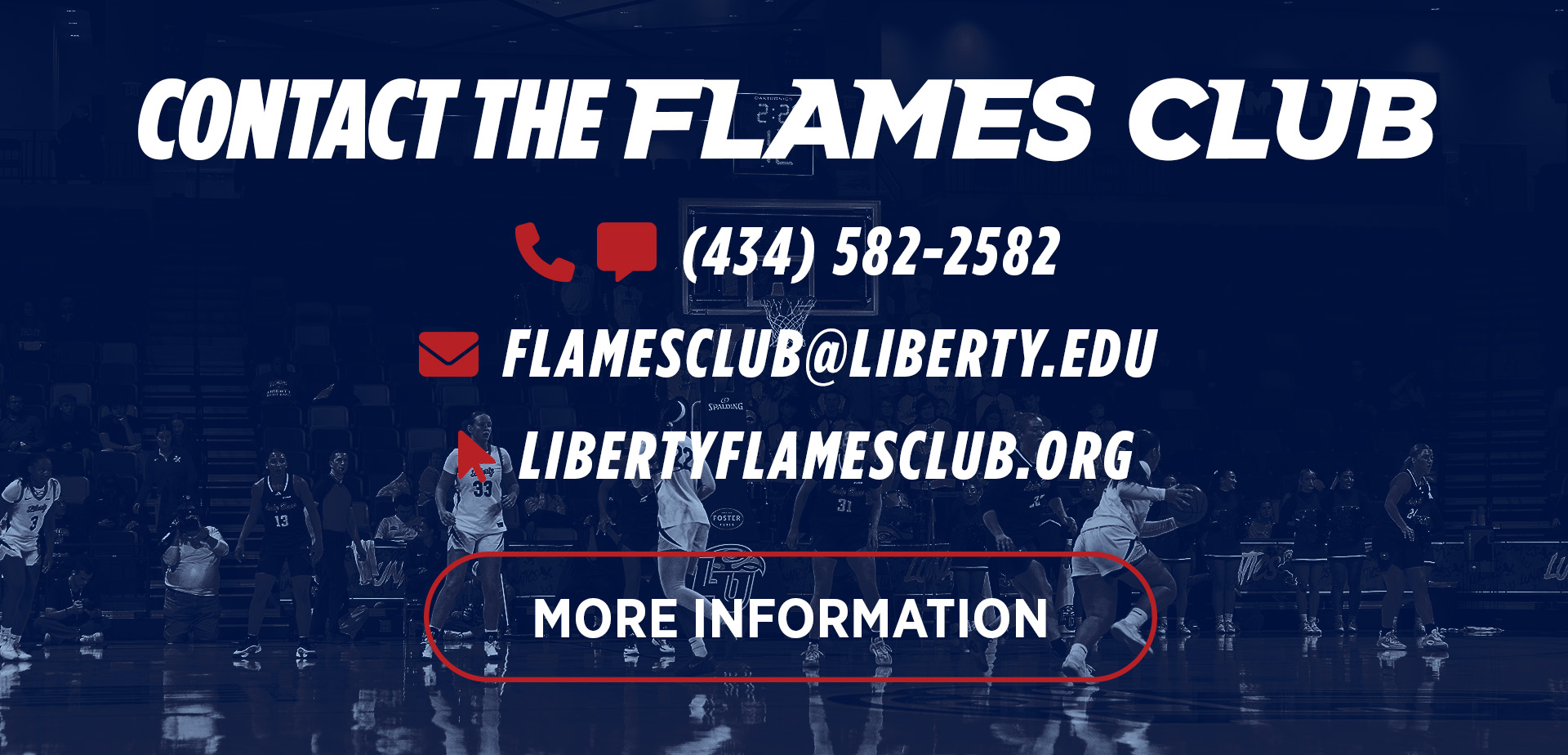 Contact the Flames Club 434-582-2582