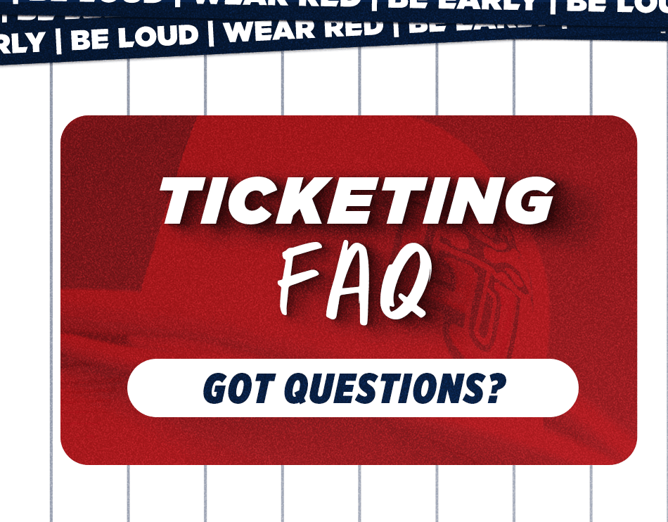 Click here for Ticketing FAQ's
