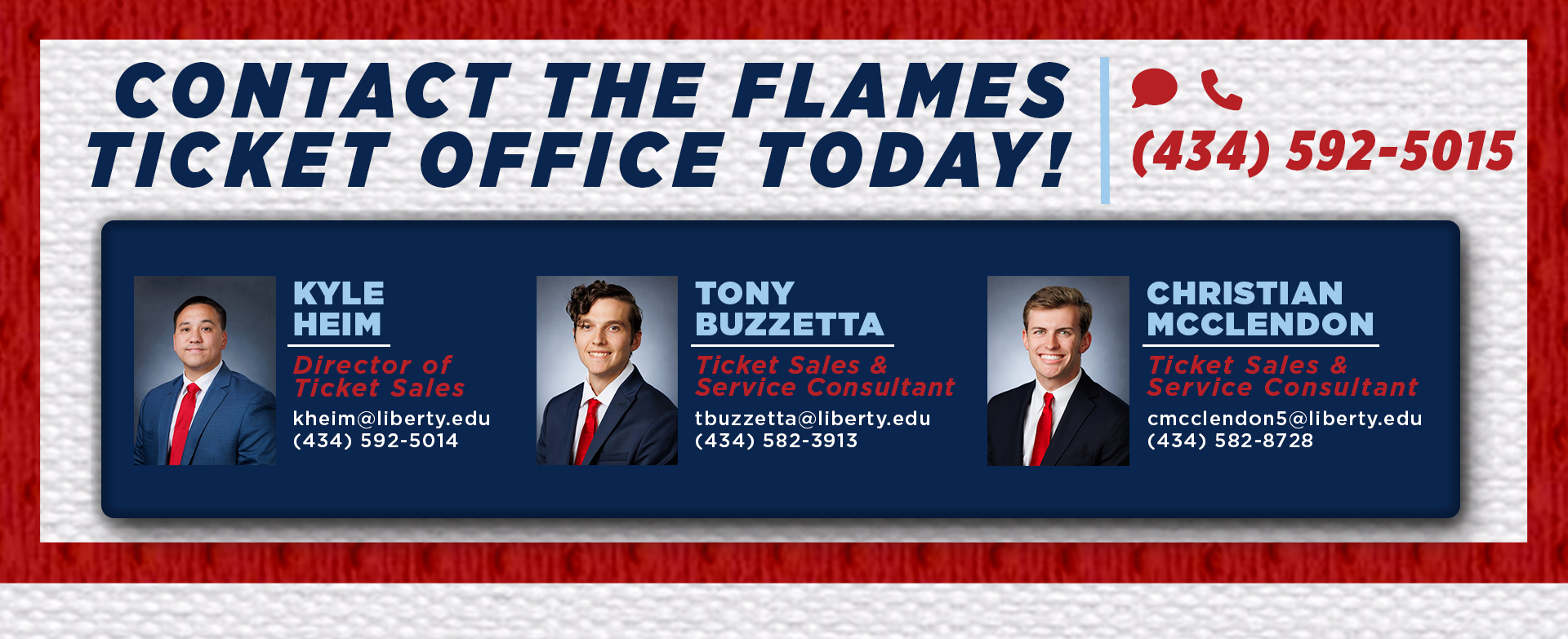 Contact the Flames Ticket Office Today
