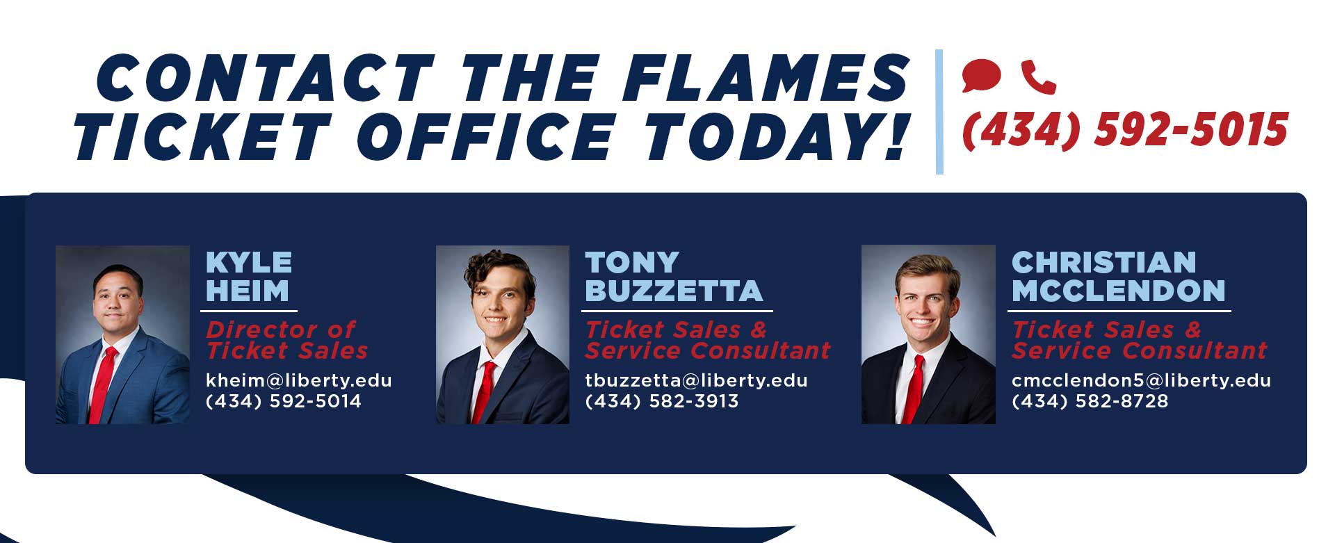 Contact the Ticket Office - 434-592-5015