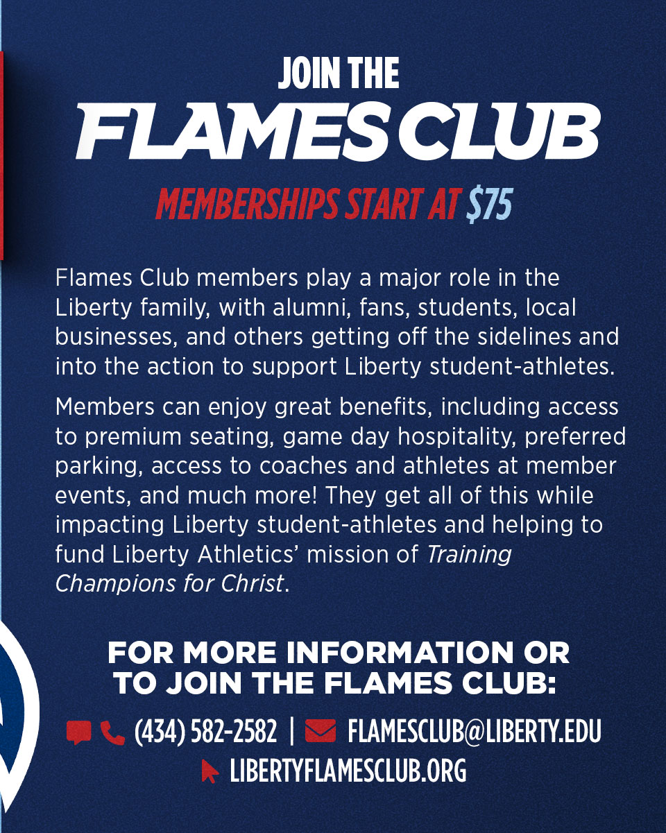 Click here for more information on how to join the Flames Club! Memberships start at $75
