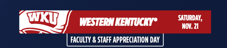 Liberty hosts Western Kentucky on Saturday, November 21st. Faculty % Staff Appreciation Day
